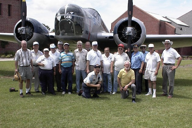 Take a look at the volunteers who worked on the Beechcraft AT-11 "Kansan" project.